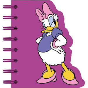 Caderneta Espiral Capa Dura Mickey E Turma 60f Recortado-122524-63686