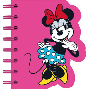 Caderneta Espiral Capa Dura Mickey E Turma 60f Recortado-122524-66597