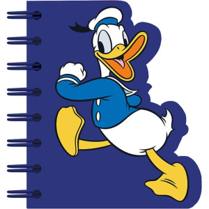Caderneta Espiral Capa Dura Mickey E Turma 60f Recortado-122524-97745