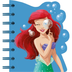Caderneta Espiral Capa Dura Princesas 60f Recortado-122525-53813