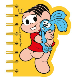 Caderneta Espiral Capa Dura Turma Da Monica 60f Recortado-122528-36514