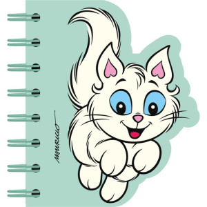 Caderneta Espiral Capa Dura Turma Da Monica 60f Recortado-122528-77037