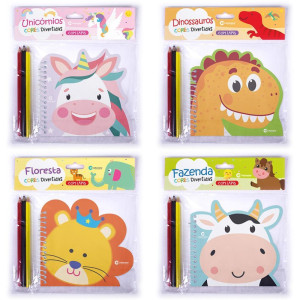 Livro De Atividades Pop Cores Divertidas Com Lapis-122522-61352