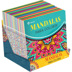 Livro De Colorir Mandalas 24pgs 20x20cm (s)-122517-42663