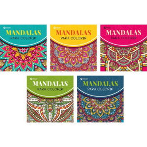 Livro De Colorir Mandalas 24pgs 20x20cm (s)