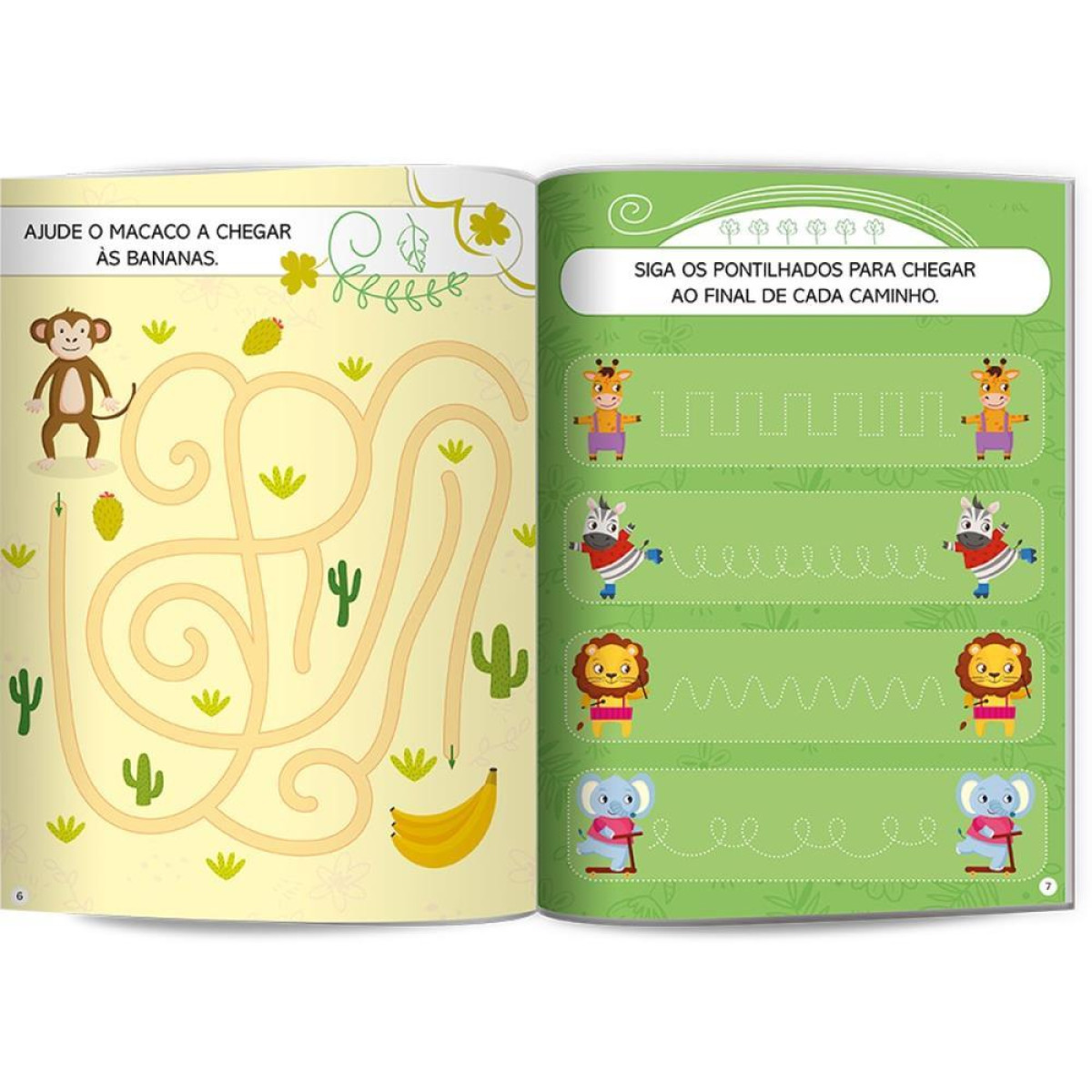 Livro Infantil Colorir Escreve E Apaga Animais 28x21-122518-74822