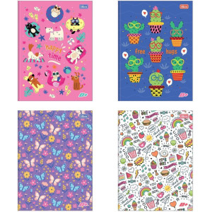 Caderno Brochurao Capa Dura D+ 96fls Feminino