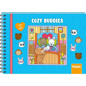 Livro De Colorir Bobbie Goods Cozy Buddies 48pg