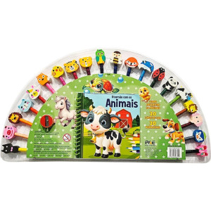 Livro Brinquedo Ilustrado Kit Divertido Animais-122753-71139