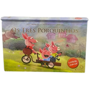 Livro Infantil Ilustrado Pop-up Os Tres Porquinhos 10pg-122758-54400