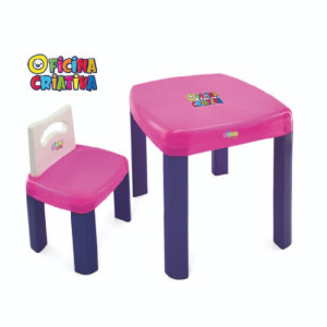 Mesa Educativa Com 1 Cadeira (embalagem Parda)