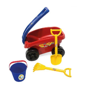 Carrinho Will Car Com Pazinha E Rastelo
