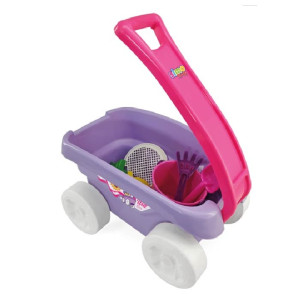 Carrinho Will Car De Praia Rosa