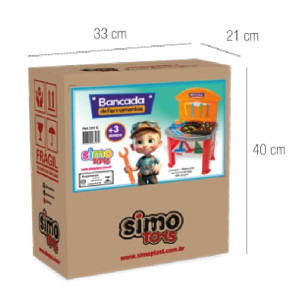Bancada De Ferramentas Infantil (embalagem Parda)