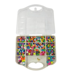 Maleta De Miçangas Com 500 Peças