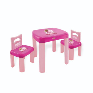 Mesa Infantil Princesa Com 2 Cadeiras
