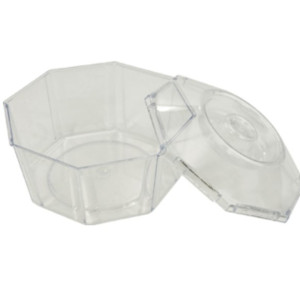 Bomboniere Oitavada Incolor