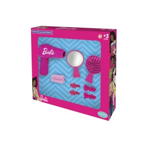 Kit Secador Com Acessórios Da Barbie-6055-596