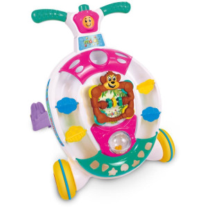 Andador Baby Walker Rosa C/som