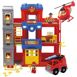 Cenario Tematico (playset) Fire Station C/luz/som 23pcs