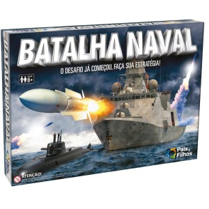 Jogo De Tabuleiro Batalha Naval Com Divisória-1079-96385