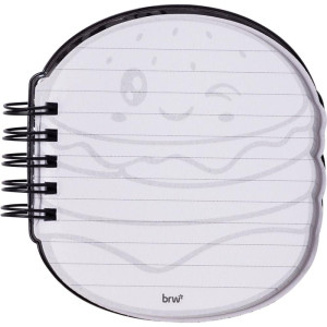 Caderneta Espiral Capa Dura Fast Food 3d 80fls (s)-119223-17244