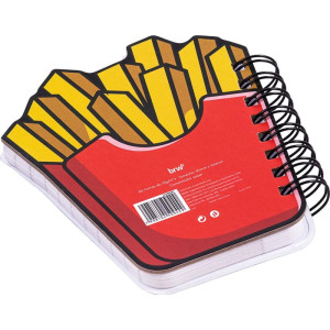 Caderneta Espiral Capa Dura Fast Food 3d 80fls (s)-119223-45449