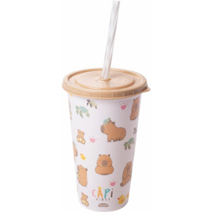 Copo Decorado Capivara Refri Fun 500ml