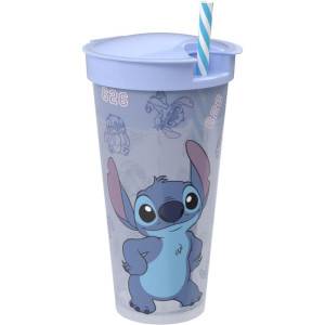 Copo Decorado Stitch 2 Em 1 540ml