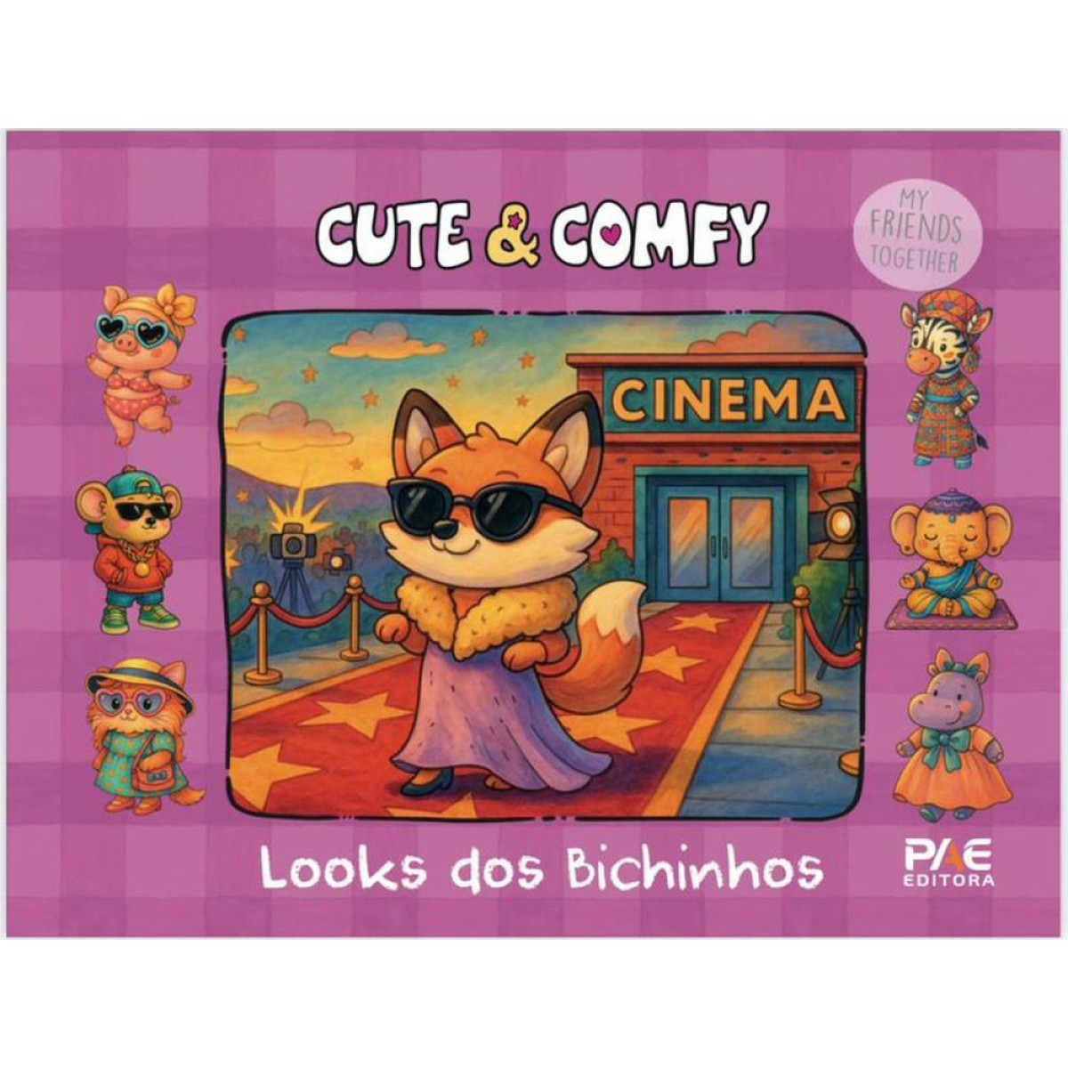 Livro De Colorir Cute E Comfy Look Bichinhos Cd-122764-25673