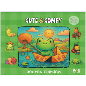 Livro De Colorir Cute E Comfy Secret Garden Cd