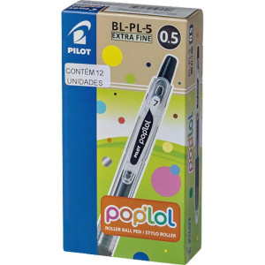 Caneta Esferografica Retratil Bl-pl-5 Pop Lol 0.5mm Branco