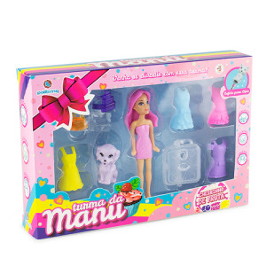 Boneca Turma Da Manu Personagem Polibrinq 301bn Faz De Conta I...