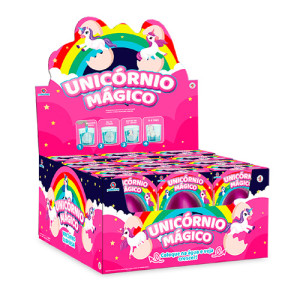 Unicórnio Mágico Sensorial Com Glitter Polibrinq An2004 Brinqu...
