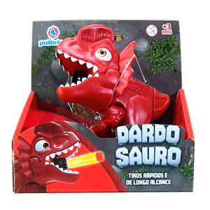 Lançador De Dardos Sauro Polibrinq An2014 Infantil Seguro E Di...