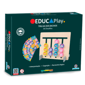 Jogo De Tabuleiro Educativo Trilha Dos Bichos Polibrinq Bdm24 ...
