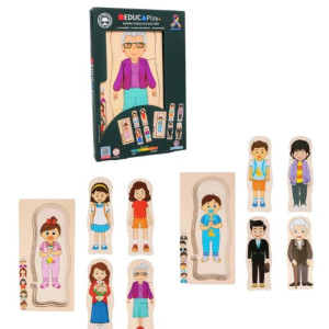 Quebra-cabeça Educativo Ciclo Da Vida Polibrinq Educaplay Bdm51