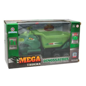 Caminhão Dinossauro Mega Trucks Polibrinq Car830 Com Controle ...