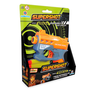 Lançador Espacial Supershot Space Gun Polibrinq Gn01 Infantil