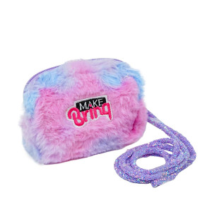 Bolsa De Pelúcia Com Gloss Labial Polibrinq Makebrinq Mk102 In...