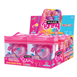 Necessaire Com Kit De Maquiagem Polibrinq Mk11 Infantil Completo