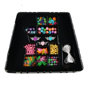 Kit De Miçangas Com Linha Polibrinq Mk25 Para Artesanato E Bij...