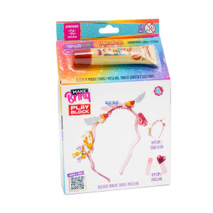 Kit Tiaras De Montar Com Gloss Labial Polibrinq Makebrinq Mk95...