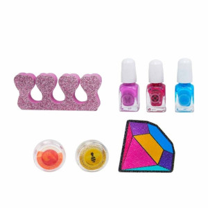 Kit De Manicure Infantil Ladybug Polibrinq Mk-lb55 Com Acessórios