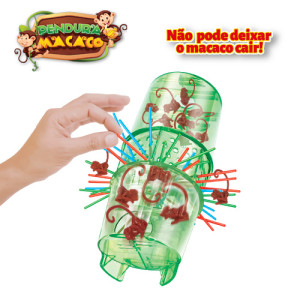 Jogo De Coordenação Pendura Macaco Polibrinq Pb518 Gamebrinq I...