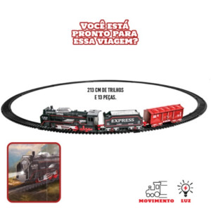 Brinquedo Brinqexpresso - Trem De Montar-PT01-596-75712