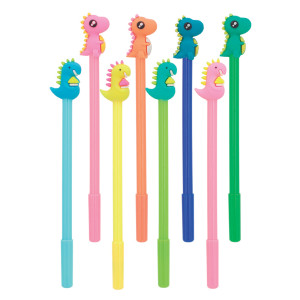 Caneta Click Dinossauro Divertida Polibrinq Sb015 Schoolbrinq ...