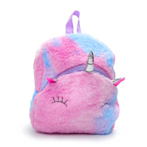 Mochila De Pelúcia Unicórnio Polibrinq Scb124 Infantil Escolar