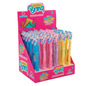 Lapiseira Unicórnio Divertida Polibrinq Scb22 0.7mm Caneta Click