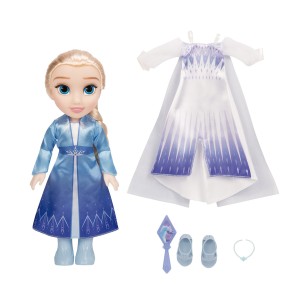 Boneca Disney Frozen Elsa C/ Acessórios E Roupinha 38,1cm-BR1930-52842